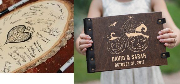 idee livre d'or pour mariage theme automne